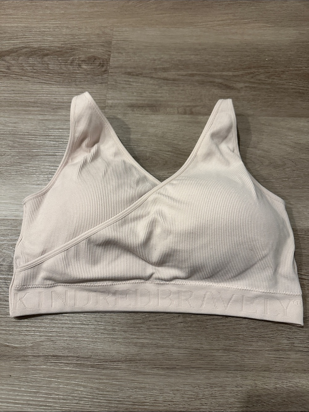 Kindred Bravely Blush Ribbed Crossover Nursing Bralette